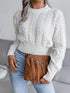 'Suri' Cable-Knit Sweater - Celes Fashion